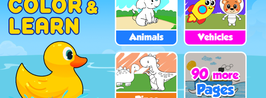 Coloring Games For Kids: 2-5 Y