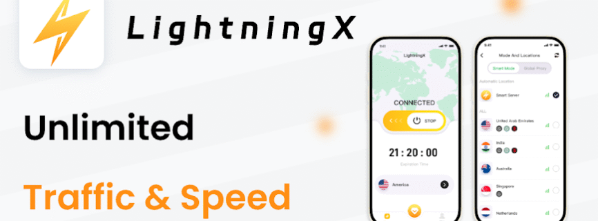LightningX VPN: Super-Fast VPN